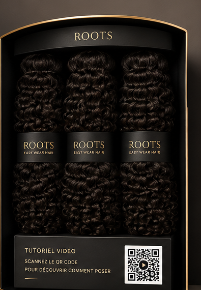 Coffret ROOTS ouvert